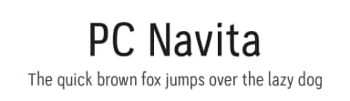 PC Navita by Parker Creative — Sans Serif Font — thumbnail 1