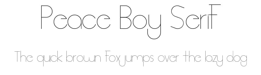 Peace Boy Serif by Edric Studio — Sans Serif Font