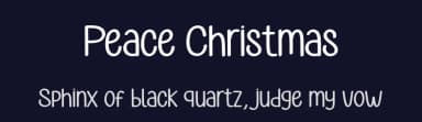 Peace Christmas by Andi Moz — Script Handwritten Font — thumbnail 2