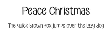 Peace Christmas by Andi Moz — Script Handwritten Font — thumbnail 1