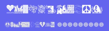 Peace Forever by Chanaka Liyanage — Dingbats Font — thumbnail 3
