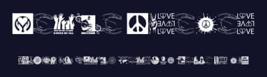 Peace Forever by Chanaka Liyanage — Dingbats Font — thumbnail 2
