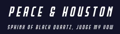 Peace & Houston by Iconian Fonts — Sans Serif Font — thumbnail 2