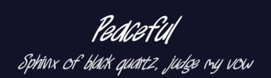 Peaceful by Annisa Afni — Script Handwritten Font — thumbnail 2