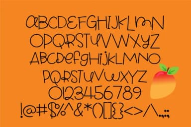 Peach Mango Font by Illustration Ink — Script Handwritten Font — thumbnail 6