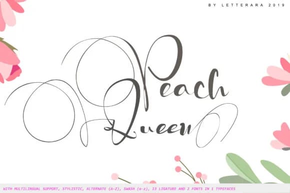 Peach Queen Font by thomasaradea — Script Handwritten Font