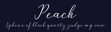 Peach by JoeCreative — Script Handwritten Font — thumbnail 2