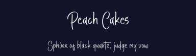 Peach Cakes by Aestherica Studio — Script Handwritten Font — thumbnail 2