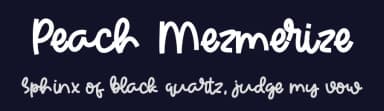 Peach Mezmerize by ONG Type — Script Handwritten Font — thumbnail 2