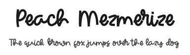 Peach Mezmerize by ONG Type — Script Handwritten Font — thumbnail 1