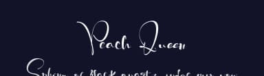 Peach Queen by Letterara — Script Handwritten Font — thumbnail 2