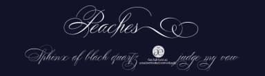 Peaches by alcode — Script Handwritten Font — thumbnail 2