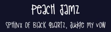 Peach Jamz by Des Gomez — Script Handwritten Font — thumbnail 2