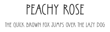 Peachy Rose by Niskala Huruf — Script Handwritten Font — thumbnail 1