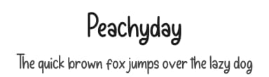 Peachyday by Balpirick Studio — Script Handwritten Font — thumbnail 1