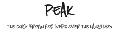 Peak by kaboom creative — Script Handwritten Font — thumbnail 1