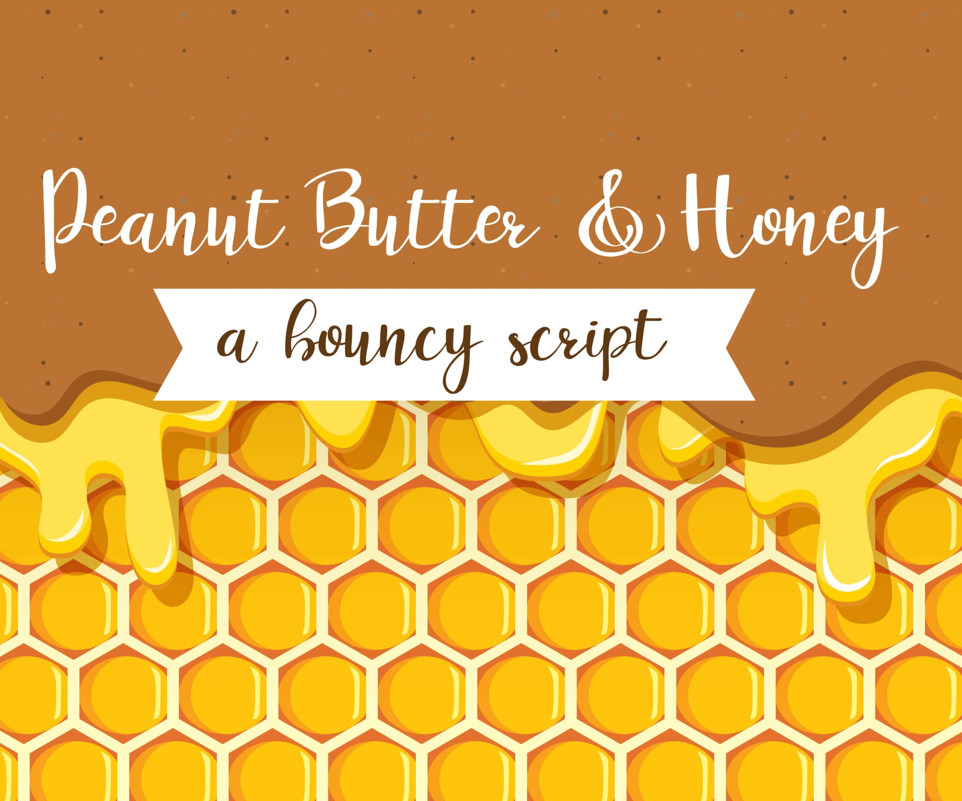 Peanut Butter and Honey Font by Illustration Ink — Script Handwritten Font