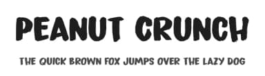 Peanut Crunch by Hanoded — Script Handwritten Font — thumbnail 1