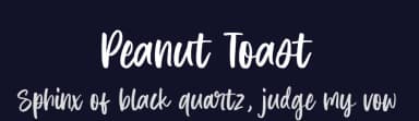 Peanut Toast by Letterative Studio — Script Handwritten Font — thumbnail 2