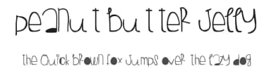 Peanut Butter Jelly by Des Gomez — Script Handwritten Font — thumbnail 1