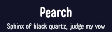 Pearch by Hanna Bie — Script Handwritten Font — thumbnail 2