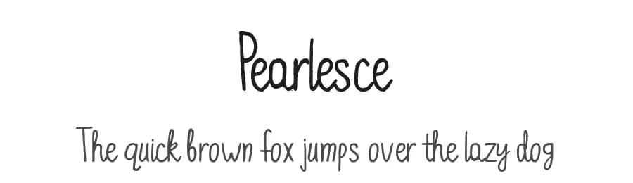 Pearlesce by Chequered Ink — Script Handwritten Font — preview 1