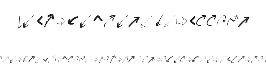 Peax Webdesign arrows by Peax Webdesign — Dingbats Font