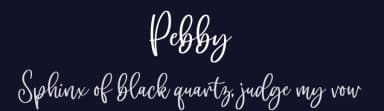 Pebby by NJ Studio — Script Handwritten Font — thumbnail 2