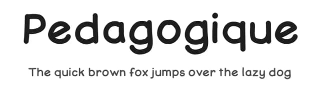 Pedagogique by Jonathan Richard — Script Handwritten Font