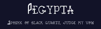 Pegypta by CybaPee — Dingbats Font — thumbnail 2