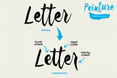 Peinture Font by Ian Mikraz — Script Handwritten Font — thumbnail 2