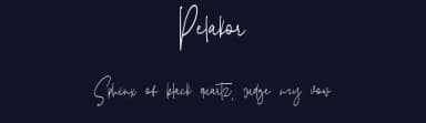 Pelakor by Eifetstype — Script Handwritten Font — thumbnail 2
