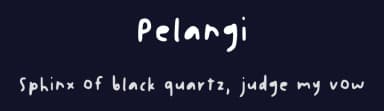 Pelangi by Pelangi Sekar — Script Handwritten Font — thumbnail 2