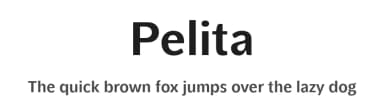 Pelita by Lafontype — Sans Serif Font — thumbnail 1