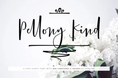 Pellony Kind Font by FadeLine — Script Handwritten Font — thumbnail 1