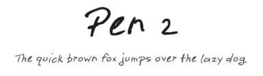 Pen 2 by FontPanda — Script Handwritten Font — thumbnail 1