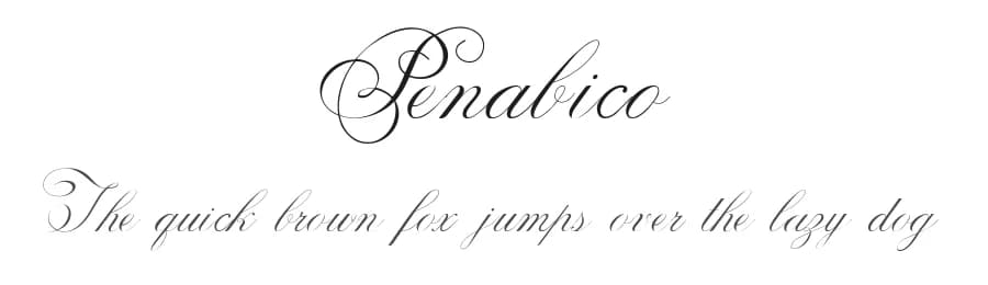 Penabico by Intellecta Design — Script Handwritten Font