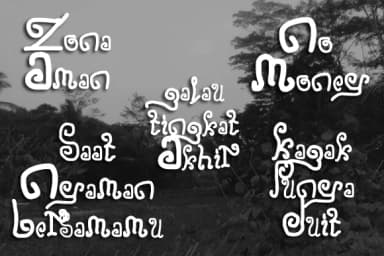 Penasaran Font by Gblack Id — Script Handwritten Font — thumbnail 3