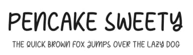 Pencake Sweety by Perspectype Studio - Letterena.com — Script Handwritten Font — thumbnail 1