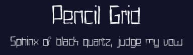 Pencil Grid by prask — Script Handwritten Font — thumbnail 2