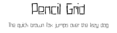 Pencil Grid by prask — Script Handwritten Font — thumbnail 1