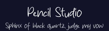 Pencil Studio by MJType — Script Handwritten Font — thumbnail 2