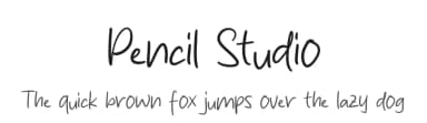 Pencil Studio by MJType — Script Handwritten Font — thumbnail 1