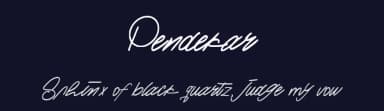 Pendekar by Mariyana — Script Handwritten Font — thumbnail 2