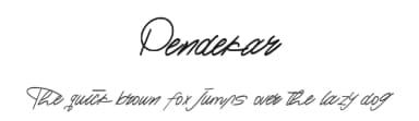 Pendekar by Mariyana — Script Handwritten Font — thumbnail 1