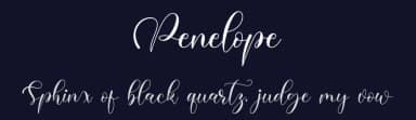Penelope by NanaNissa — Script Handwritten Font — thumbnail 2