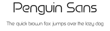 Penguin Sans by Andrew Leto — Sans Serif Font — thumbnail 1