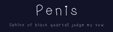 Penis by Chloe Clark — Script Handwritten Font — thumbnail 2