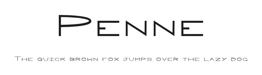 Penne by Christina Weisensel — Sans Serif Font