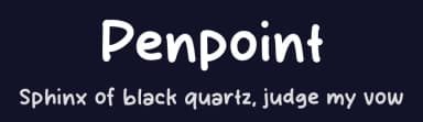 Penpoint by MJType — Script Handwritten Font — thumbnail 2
